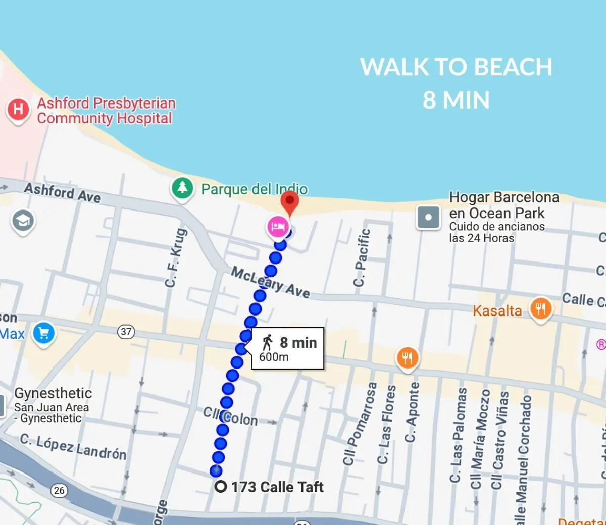 아파트 New! Rare, Convenient 3Bd Walk To Beach 산후안